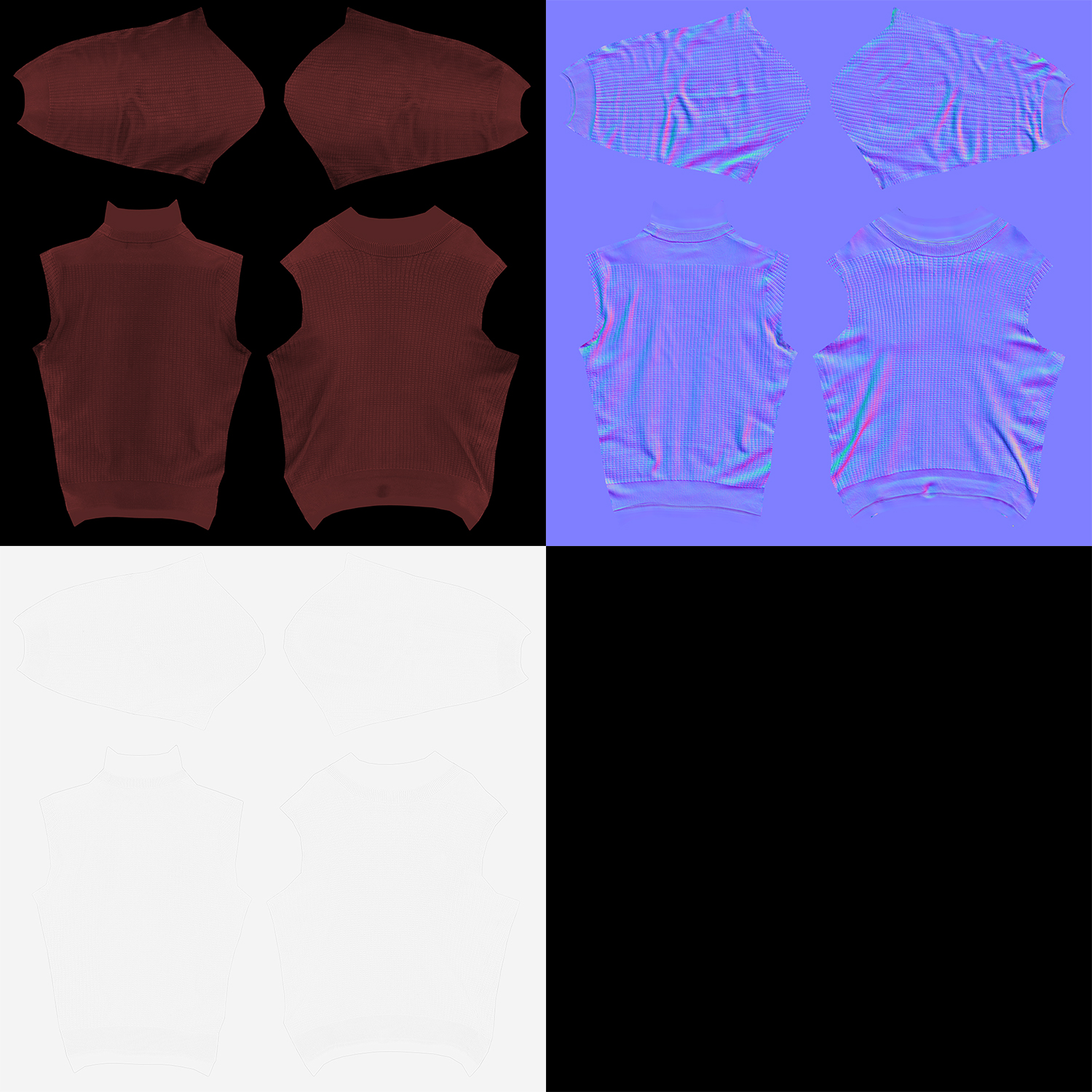 PBR fabric sweater textures